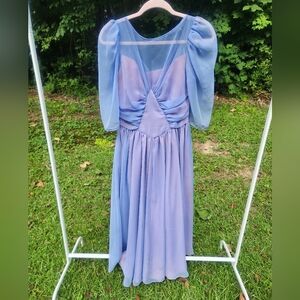 3/$20 Blue And Purple Dress l Vintage Dress
